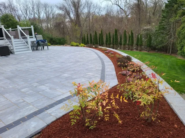 Paver patio in Rehoboth, MA