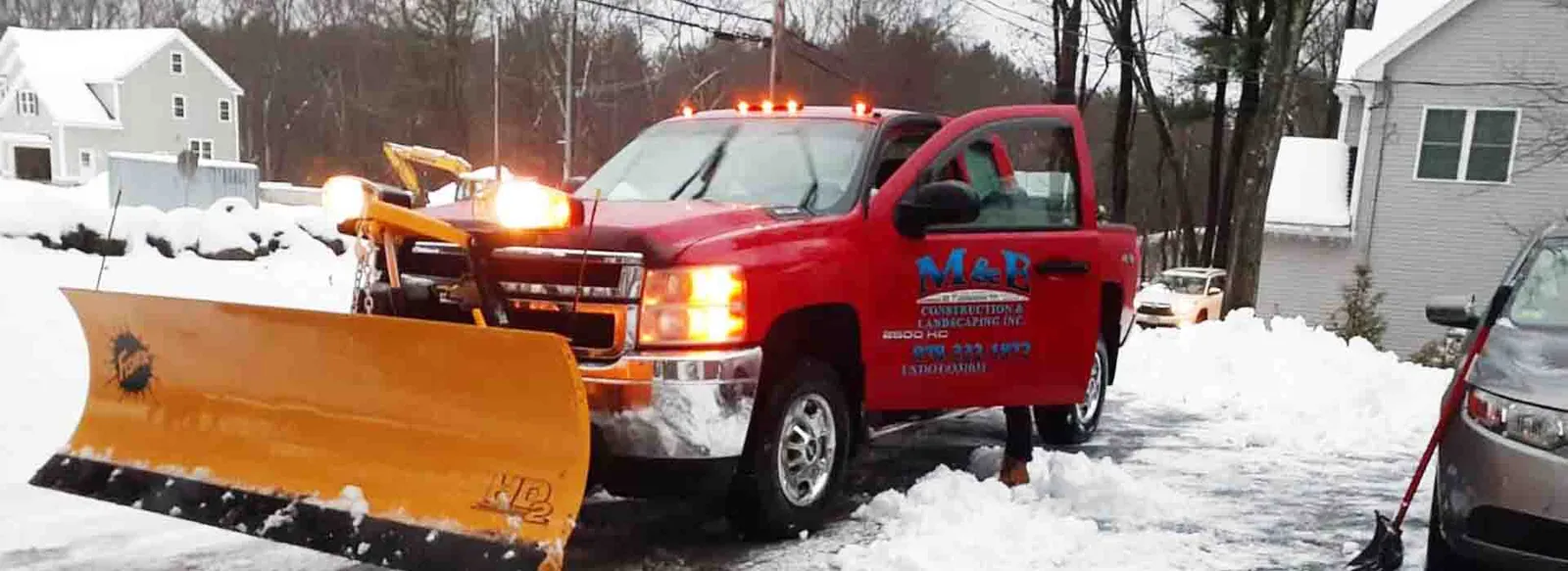 snow plowing