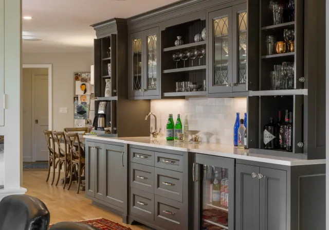 Allen Farm - kitchen, bathroom, and cabinet design by Lisa Green Design
