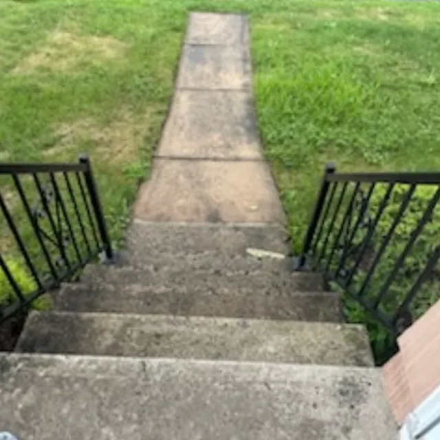 Walkway before