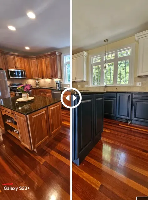 Kitchen cabinet refinishing another project anothe