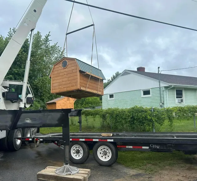 work photo from maineshedmover.com