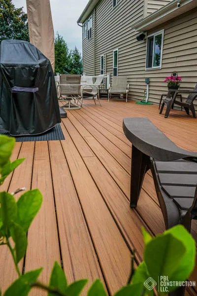 Trex Tiki Torch Deck