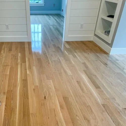 White oak wood floor