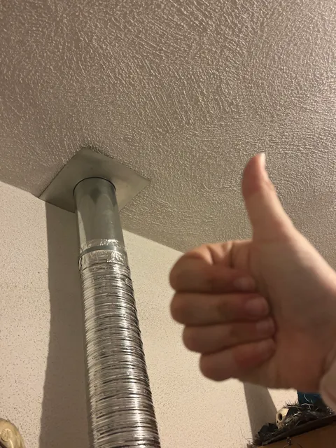 The Dryer Vent Guy work photo