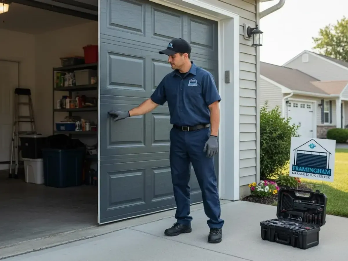 Professional Garage Door Installation services in Framingham Garage Door Center service areas