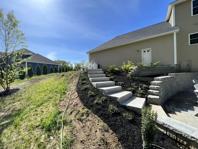 Catacchio Property Maintenance Oxford MA Central MA Concrete Stair Design & Installation