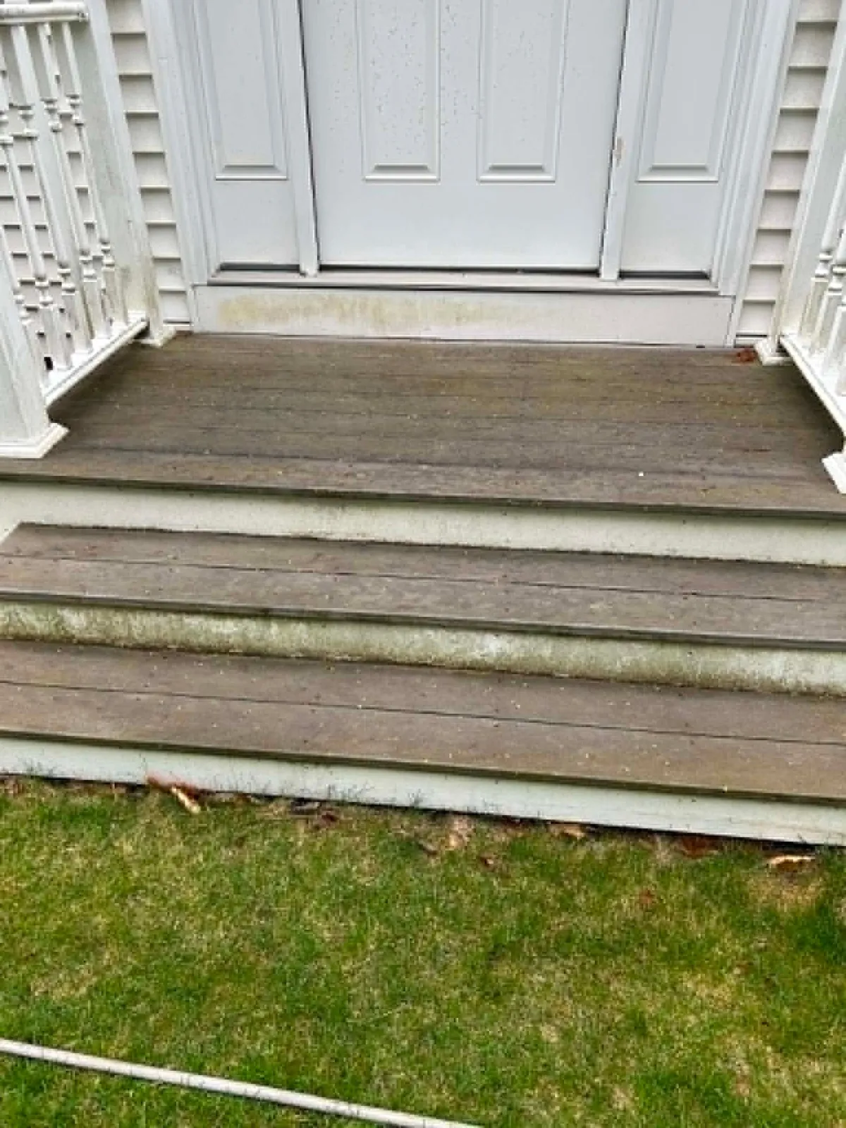 stairs cleaning - before
