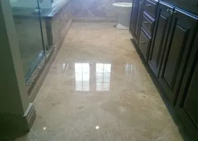 Travertine Marble Floor Refinishing RI