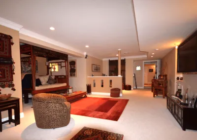 Unique Finished Basement