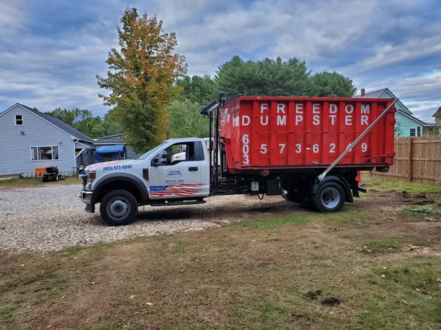Freedom Dumpsters LLC work photo