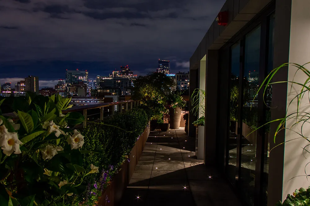 Boston, MA Roofdeck Landscape Lighting Portfolio #2 - Photo #3