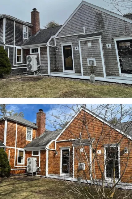 Cedar Shingle Restoration in Duxbury, MA