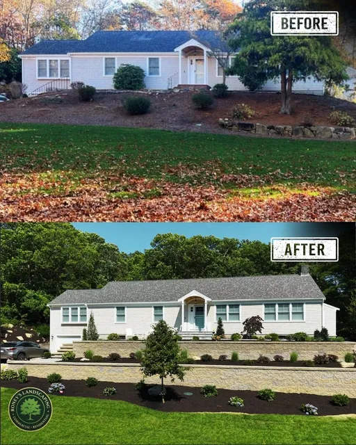 The seasons changed—but that’s not what transformed this property.

The real difference is in the design.

Our hardscape design and installation added structure, balance, and curb appeal, creating a landscape that’s beautiful in every season.

Because great landscaping doesn’t just grow—it lasts.

? (774) 271-5967
? www.roneyslandscaping.com
#RetainingWall #hardscapedesign #OutdoorRenovation #CapeCod #Barnstable