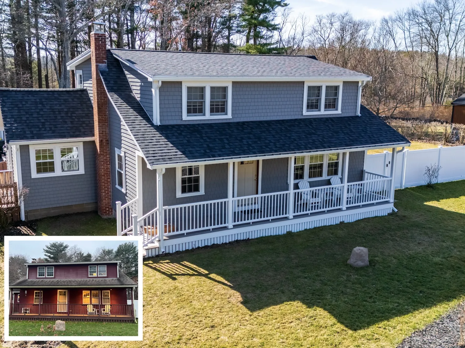 Exterior Home Renovation in Hanson Massachusetts