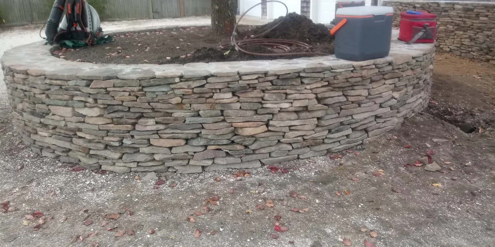 work photo from rocklandlandscapingmasonry.com