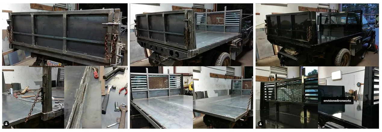 Dump Truck Body Customized & Painted