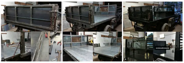 Dump Truck Body Customized & Painted