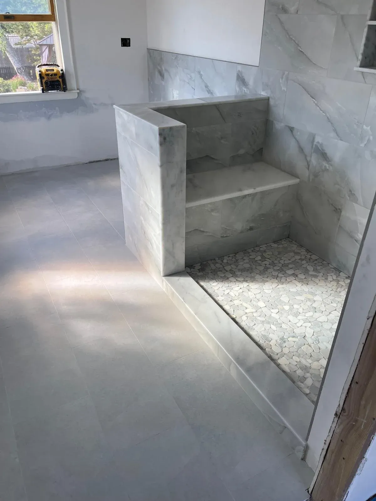 Master bath renovation in Watertown, MA
