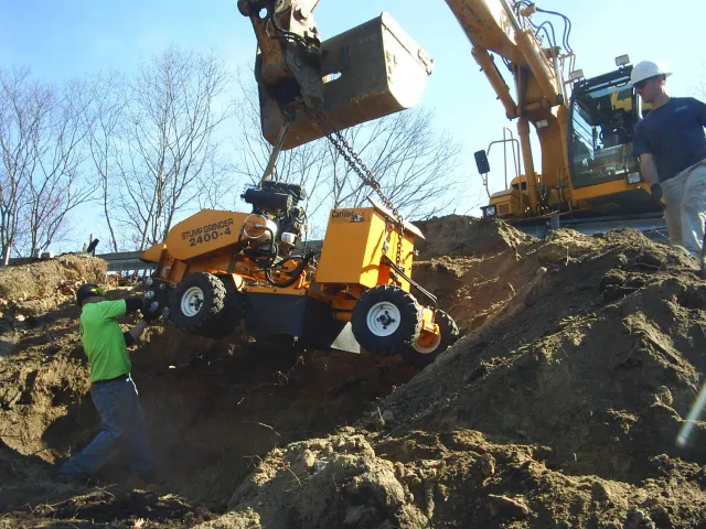 work photo from fitchhillstumpgrinding.com