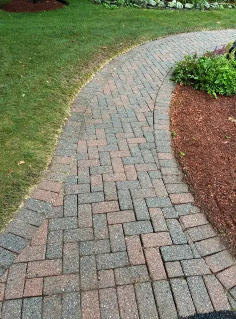After Moss Removal from Paver Walkway Joints in Worcester County, MA — Pro Pressure Washing