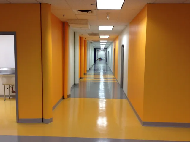 Commercial hallway painting