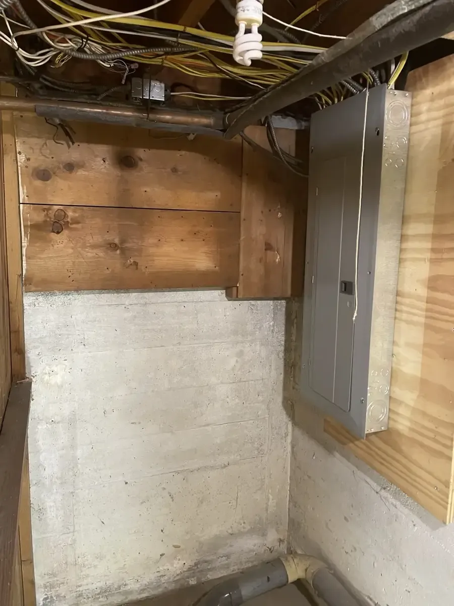 Completed electrical panel upgrade