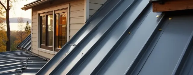 Lakeside Cabin Standing Seam Metal Roof - Completed