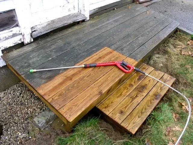 Pressure washing