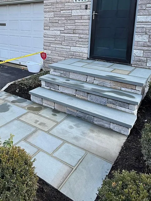 Family masonry work photo