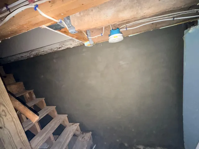 Basement foundation repair project by Stone Master Masonry and Chimney