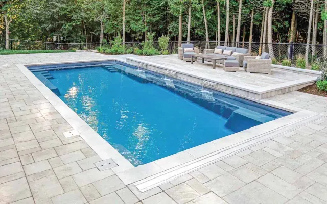 Leisure Pools Boston North is a fiberglass swimming pool builder in Massachusetts
