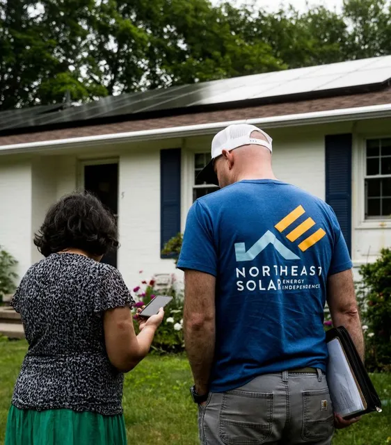 work photo from northeast-solar.com