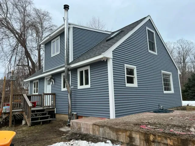 Whole-House Siding Replacement in Atkinson, NH — finished by Maia Construction