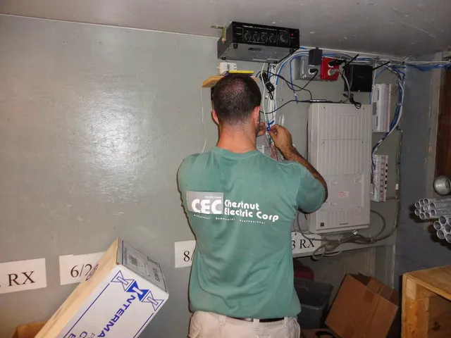 Chestnut Electric Corporation work photo