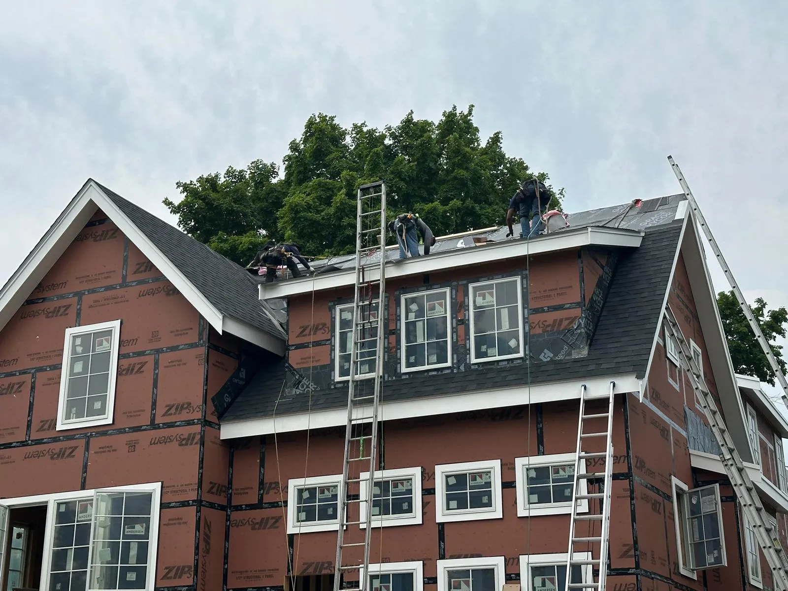 Shingle roof installation Danvers