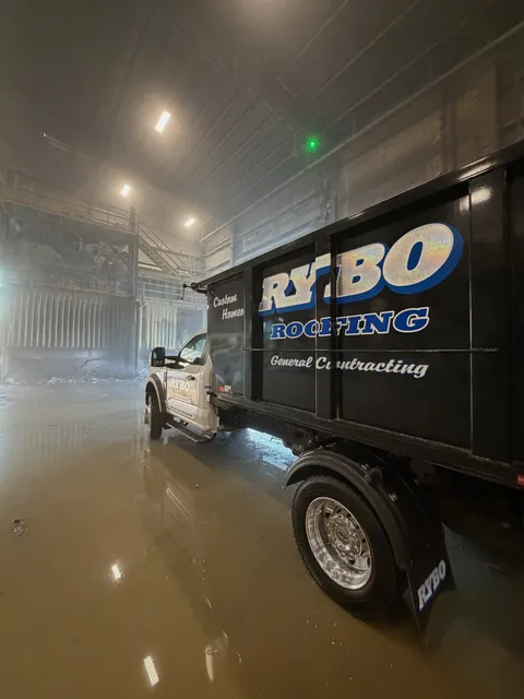 Evening dump run after a day of live loading. we love how the truck looks inside the dump facility. #FordF550 #switchngo #GeneralContractor #worktrucks