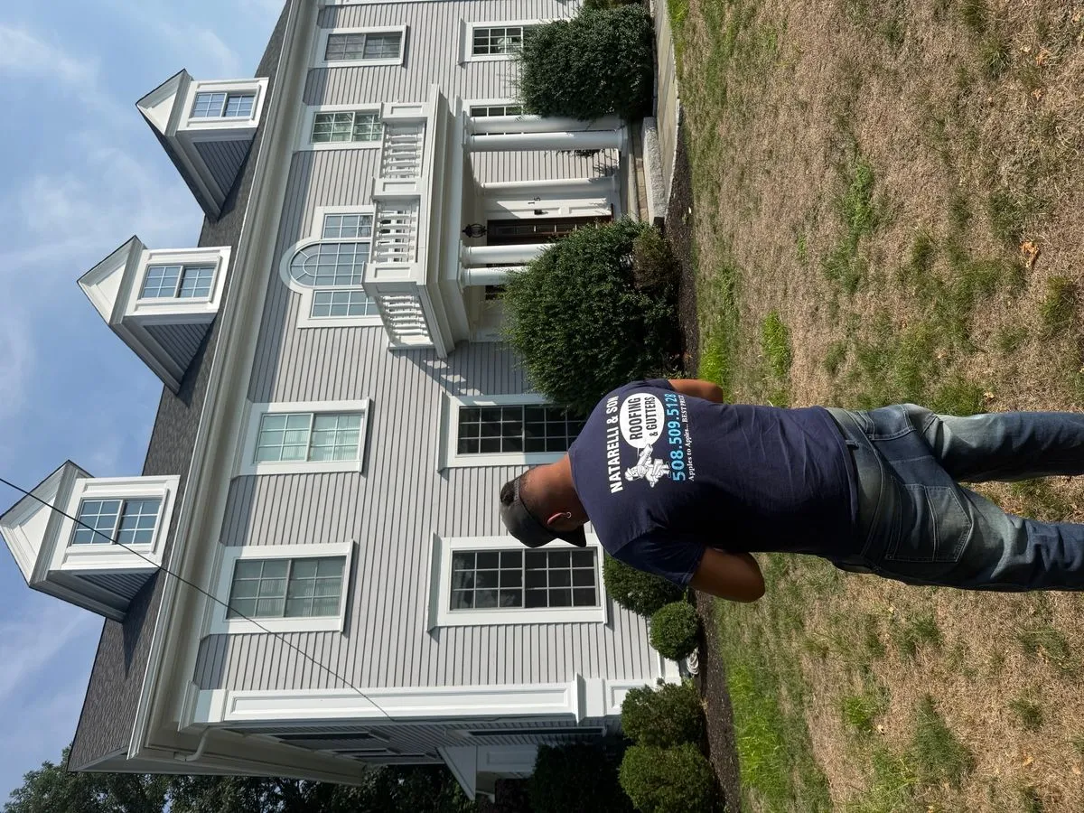 6 inch Aluminum Seamless Gutter Replacement with Gutter Guards - Wellesley MA