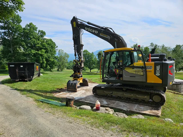 Grade On Excavation work photo