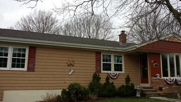 After a completed roofer project in the  area