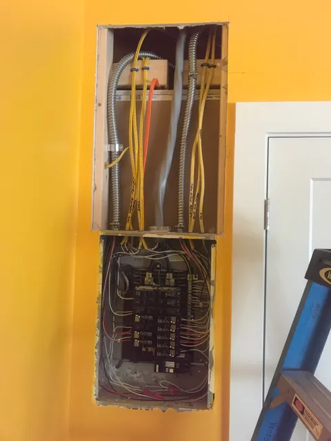 Commercial café electrical wiring