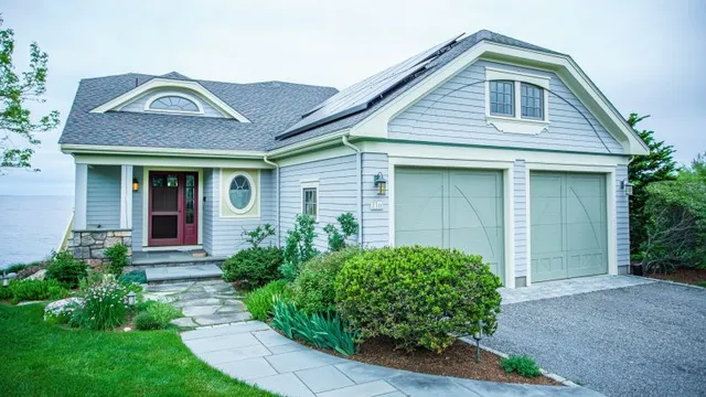 Front of a home with a fresh exterior painting job