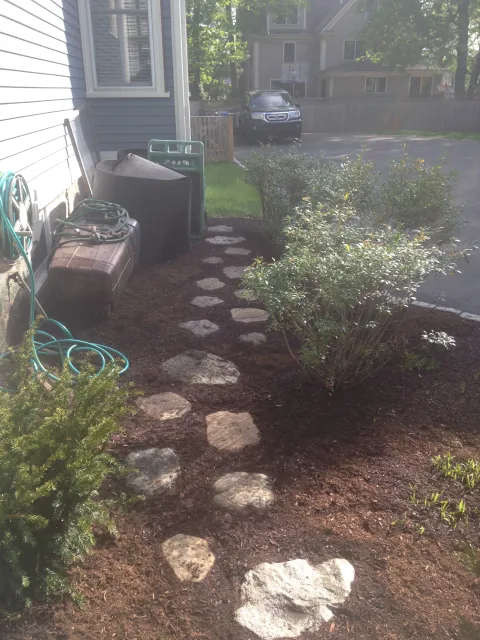 Front yard redesign, Newton MA
