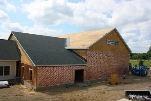 youth center building frame.