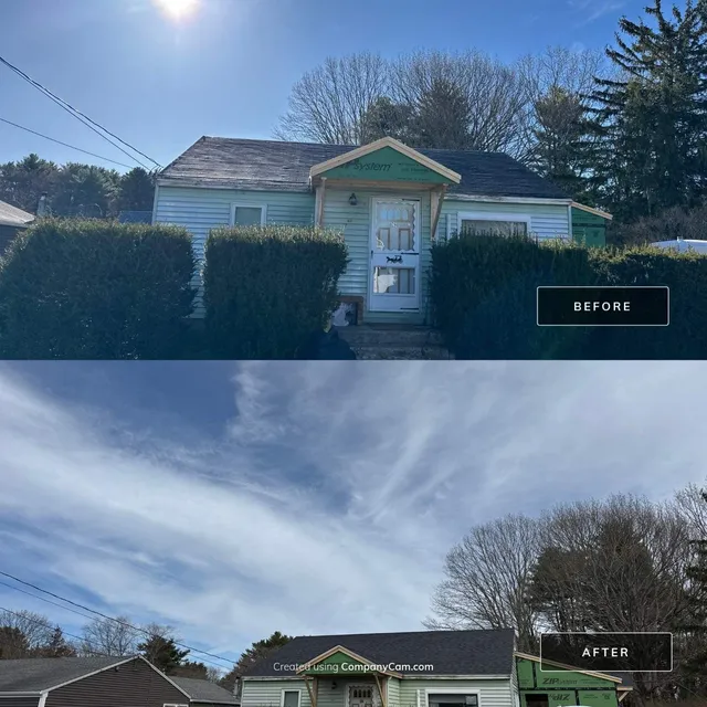 New-Build Roof System in Charcoal Black Landmark — Hampton, NH in Hampton, NH