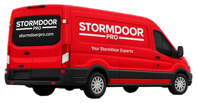 Storm Door Pro service van