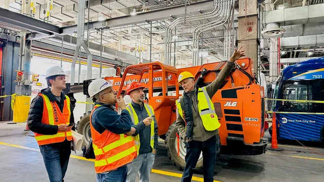 Verdek crew on an EV charging installation