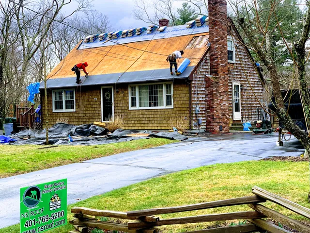 North Smithfield Roofing work photo