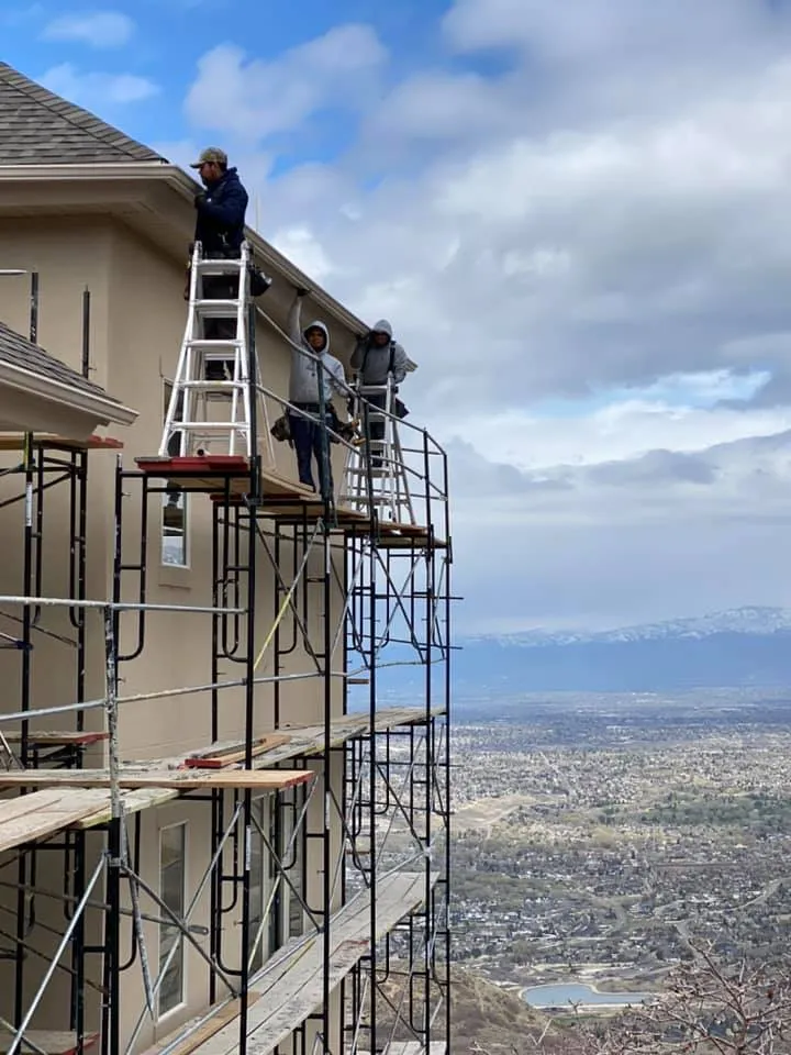 Commercial gutter installation