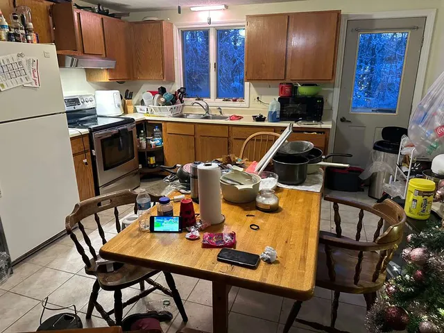 Kitchen before cleaning by Spotless